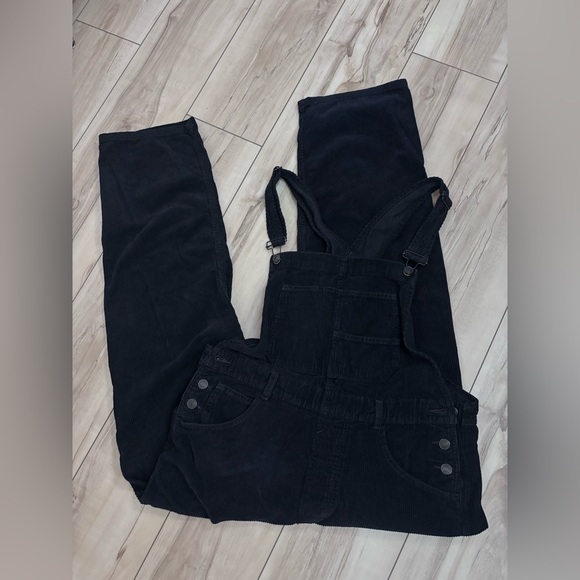 We The Free Women's Black Corduroy Overalls - Picture 2 of 4